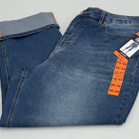 Frye Women's High-Rise Amari Jeans, Blue, Size 16/34 (NEW) - Picture 2 of 5